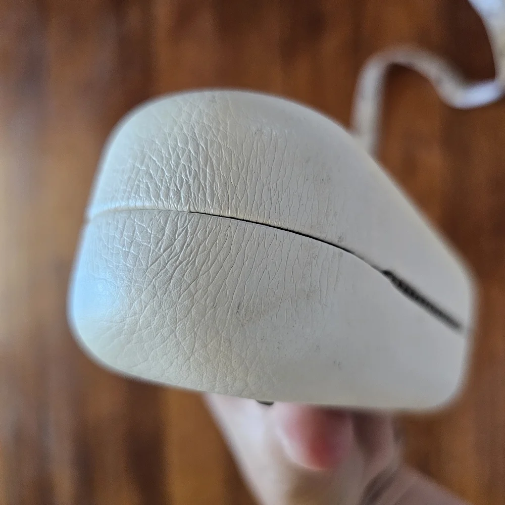 Chloé Eyewear Case with Logo Plaque White‎ Leather Hard Case